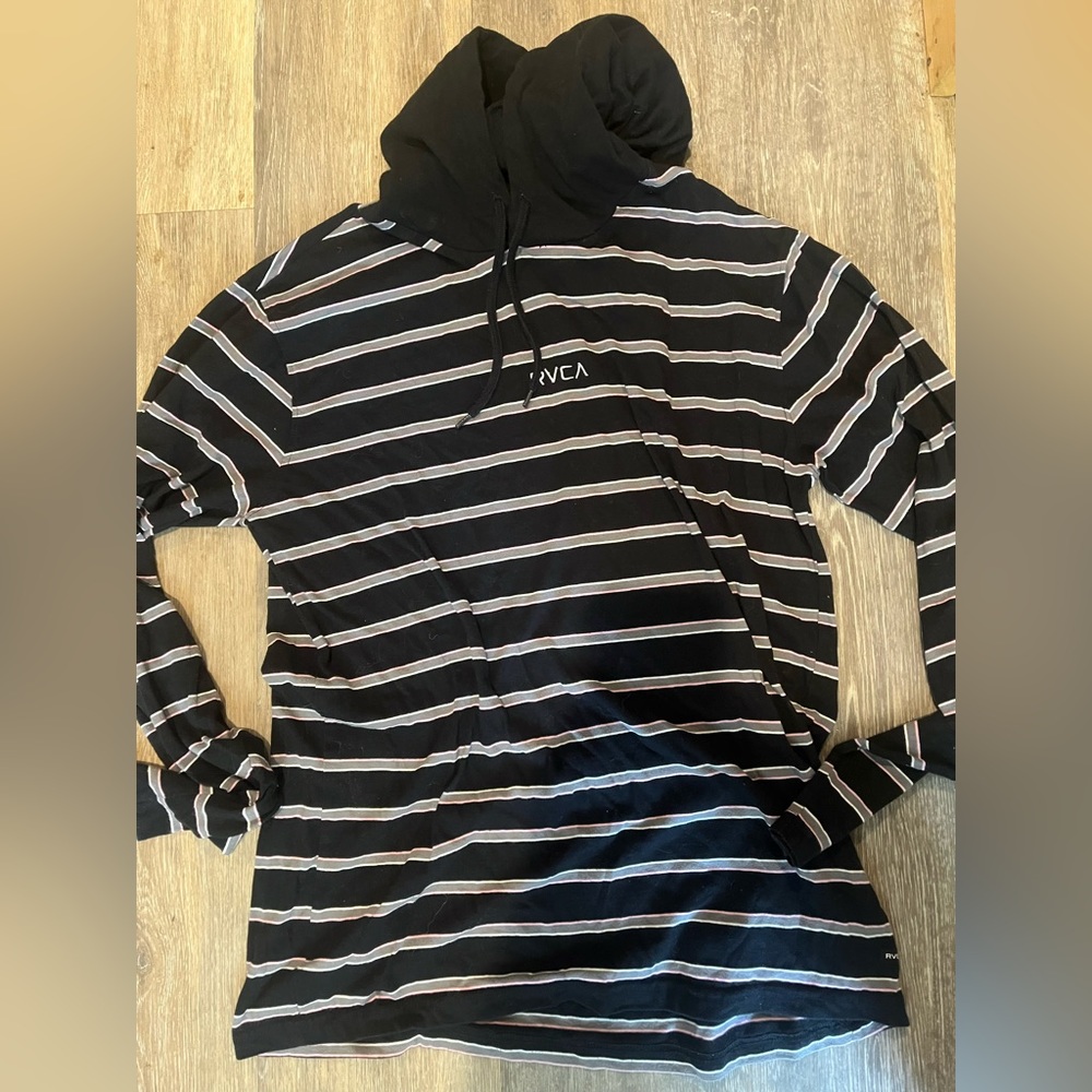 RVCA Lightweight hoodie striped